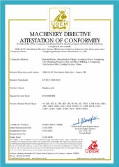 CE certificate certificate from Yongkang Zheqiao Power Machinery Co., Ltd.