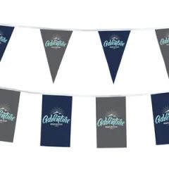 Custom Triangle Pennant String Bunting Flags Banner Origin China Trademark YS MOQ 10 Meters Model NO. SB-P Size Customized - Image 2