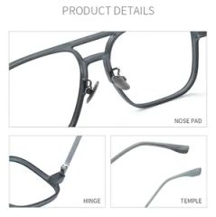 Eyewear Spectacle Frames Solid Pattern Women Optical Frames Coating HC Origin Danyang Material Resin Trademark Joythink Production Capacity 5000 - Image 6