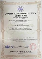 ISO9001 certificate of Anhui Light Industries International Co., Ltd. – certificate photo, supplier certificates section
