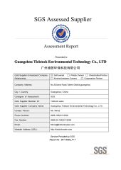 SGS certificate of Guangzhou Ticktock Environmental Technology Co., LTD – certificate photo, supplier certificates section