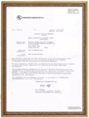 certificates certificate from Xuzhou Bomai Machinery Equipment Co., Ltd.