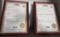 iso certificate from Hangzhou Alsign Traffic Facility Co., Ltd.