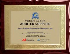 TUV certificate from Laiwu Trustworthy Import and Export Co., Ltd.