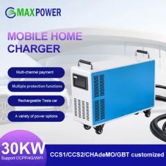 Electric Vehicle Mobile 7kw 20kw 30kw 40kw 60kw DC Portable EV Charger Chademo Gbt CCS2 EV Charging Station - Guangzhou Max Power New Energy Technology Co., Ltd.