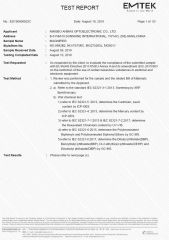 RoHS certificate from Ningbo Anmas Optoelectronic Co., Ltd.