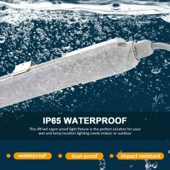 Waterproof LED Light Tri-Proof Fixture Linear with Motion Sensor - Image 4