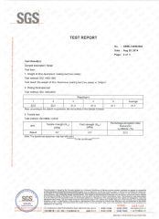 SGS for the Raw Material 2 certificate of Henan Tiga Engineering Co., Ltd. – certificate photo, supplier certificates section