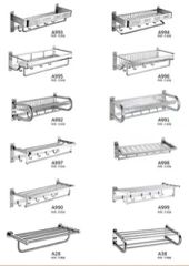 Washroom Stainless Steel Bath Towel Rack - Image 2