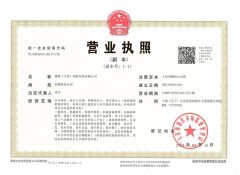 Business License certificate from Dalian Ruitai Cnc Machine Tool Manufacturing Co., Ltd