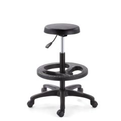 Adjustable Lab Stool Saddle Barber Dental Chair Type Chair Color Black MOQ 10 Units Trademark Mac Condition Used Model NO. - Image 1