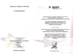 Letters patent certificate from Zhengzhou Lijia Thermal Spray Machinery Co., Ltd.