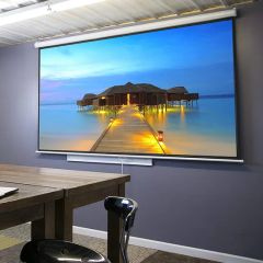 Manual Rear Projection Screens for HD Projector Mh100vm Format 4: 3 Origin China Condition New Trademark lexin Style Pull-Down - Image 1