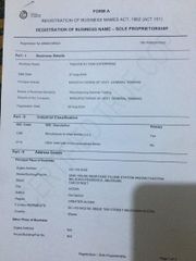 business certificate certificate from Twentieth Task Enterprise