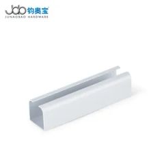 Job Hanging Guide Rail Wardrobe Hanging Rail Aluminum Profiles for Pocket Doors - Foshan Shunde Junaobao Hardware Co., Ltd.