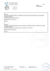 E5 certificate from Shandong Yueyi Import and Export Trading Co., Ltd.