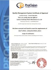 Certifications certificate from Suzhou Innovation Packaging Materials Co., Ltd.