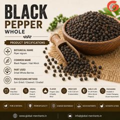 Black Pepper | Indian Black Pepper | Whole & Powdered | Organic & Conventional | Bulk Export Supplier - Image 2