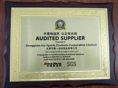 SGS Certificates 2014 certificate from Dongguan Joy Sports Co., Ltd.