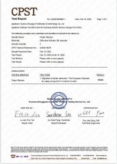 EN71-3 2019 certificate from SuZhou ShuoGuo Purification &Technology Co.,Ltd