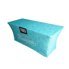 6FT Rectangular Fitted Spandex Tablecloths Table Covers Event Stretchable Tablecloth - Image 3