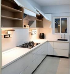 Modern Kitchen Interior Design Material HDHMR Appearance Modern Mount Type Wall Mount Product Type Standard Kitchen Design L - - Image 7
