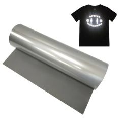 Grey Reflective Heat Transfer Vinyl Heat Transfer Film Origin China Trademark No Item Heat Transfer Vinyl Production Capacity - Image 1