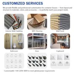 Directly Factory Sale 10FT 20FT 30FT 40FT 2/3/4 Bedroom Prefabricated Portable Mobile Tiny Home Steel Detachable Container House - Image 4