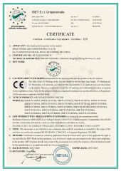 CE Certificate of Air Cooled Water Chiller certificate of Jinan Sendo Air Conditioning Co., Ltd. – certificate photo, supplier certificates section