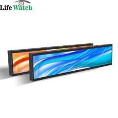 Factory Direct 24 Inch Full HD High Brightness Remote Control Smart Touch Screen Doubled Sided Stretch Bar Hanging LCD Advertising Digital Display Signage - Image 2