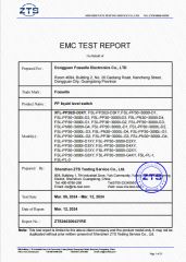 CE Report certificate from Dongguan Fosselle Electronics Co., Ltd