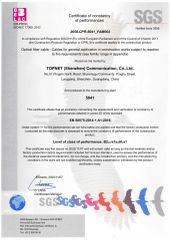 B2ca certificate from TOPNET (SHENZHEN) COMMUNICATION CO.,LTD