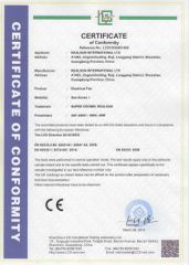 CE certificate for Electrical fan certificate from ZHONGSHAN DOUBLE CROWN ELECTRICAL APPLIANCE CO., LIMITED