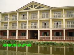 Conch UPVC Balcony Fencing Size 5.8meters Trademark CONCH Hole Shape Square HS Code 3925200000 Material Plastic Steel Pillar Distance - Image 1