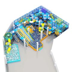 Amusement Park Kids Indoor Playground Maze with Various Slides - Guangzhou Funcastle Amusement Equipment Co., Ltd
