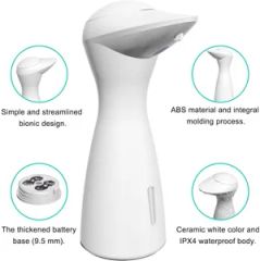 White ABS Automatic Hand Sanitizer Touchless Spray Soap Dispenser - Image 3