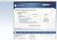 FDA registration certificate of Shanghai David International Trade Co., Ltd. – certificate photo, supplier certificates section