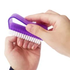 Cleaning Nail Brush Plastic Small Portable Colorful Brush - Image 2
