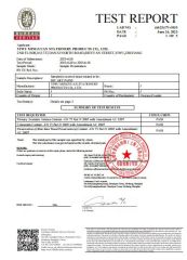 test certificate from Yiwu Mingyuan Stationery Products Co., Ltd.