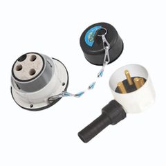 Shree Industrial  Clad Plug Socket Pole Tye 2 Brand Shree Current Rating 20 A Input Voltage 250 V Pin Type 3 Pin Socket Socket With Shutter - Image 1