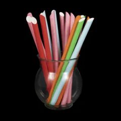 Biodegradable Wrapped Iridescent Thin Fancy Floral Patterned Personalize Disposable Paper Straw - Image 5