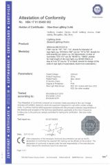 Rope light CE certificate certificate of Glow-Grow Lighting Co., Ltd. – certificate photo, supplier certificates section