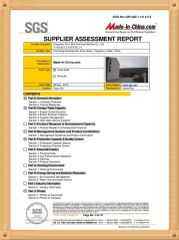 SGS Supplier Assessment Report certificate of Cangzhou Dixin Roll Forming Machine Co., Ltd. – certificate photo, supplier certificates section
