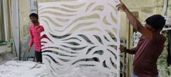 Wpc Cnc Cutting Durability High Aesthetic Appeal Modern Design Installation Ease Easy To Install Application Residential, Commercial, And - Image 1