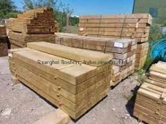 Wooden Sleeper UIC BS Rail Plain 1.1*1.1*0.8 110*110*80cm BS China ISO9001 - Image 5