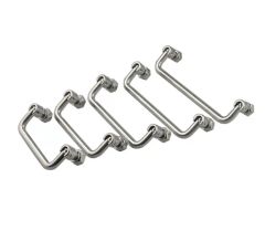 Folding Pull Handle for Furniture Stainless Steel Tool Box Type Latch Material Steel Model NO. WD1603 HS Code 8481804090 - Image 5