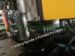 CNC Punching Drilling Machine Condition New Model NO. PDM100 HS Code 84592100 Trademark SINO FIN Origin Jinan, China Controlling Mode CNC - Image 2