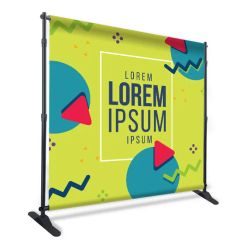 10X10' Event Backdrop Telescopic Banner Stand Type L Stand Shape Straight Model NO. JMZJ Style Floor-type Feature Fireproof - Image 4