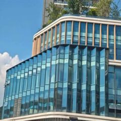 Custom Design Building Facade with Tempered Glass Curtain Wall - Image 1