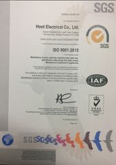 ISO9001 Certificate certificate from Hont Electrical Co., Ltd.